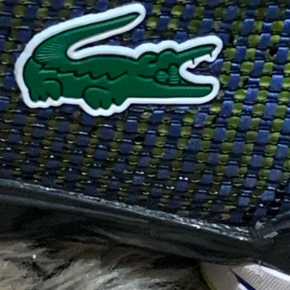 Lacoste AG-LT21 Ultra Tennis Shoes Men's NWOT Blue - BLU/BLK • 2M7 Size 10.5 - Picture 5 of 14